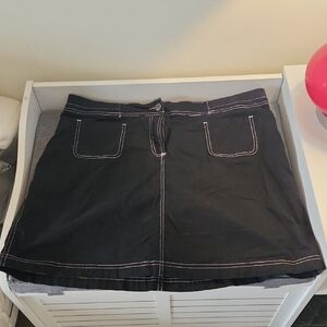 Lee Black and White Mini Skort Casual